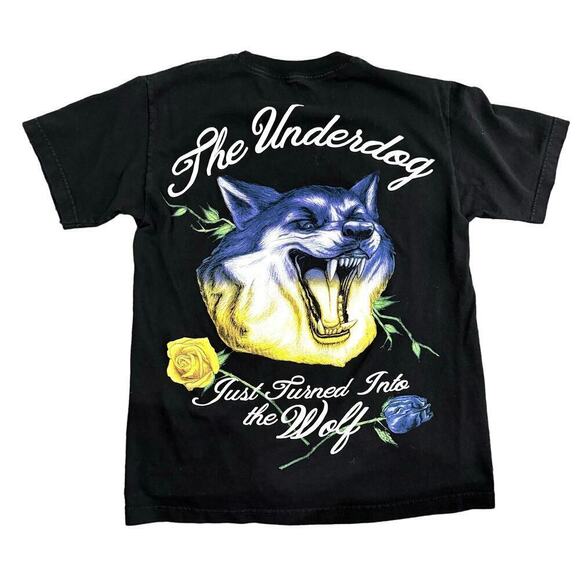 Big Sean Tops - Big Sean I Decided Tour Wolf Graphic T-Shirt in Black, Size S​​​​